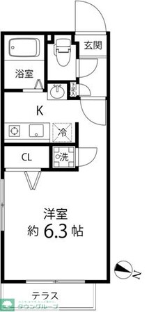 Branche笹塚の物件間取画像